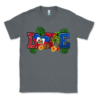 Charcoal Heather love haitian republic Classic Tee - RanaPortraitStore