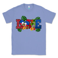 Colony Blue love haitian republic Classic Tee - RanaPortraitStore