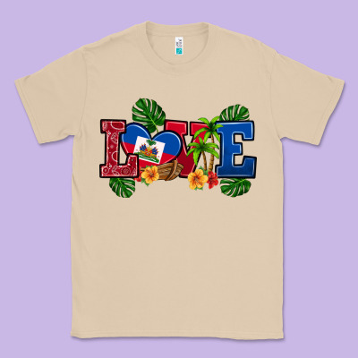 Love Haitian Republic Classic Tee Designed By Ranaportraitstore