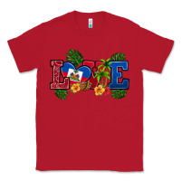 Red love haitian republic Classic Tee - RanaPortraitStore