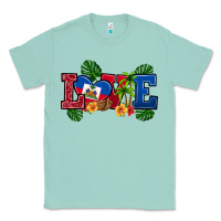Seafoam love haitian republic Classic Tee - RanaPortraitStore