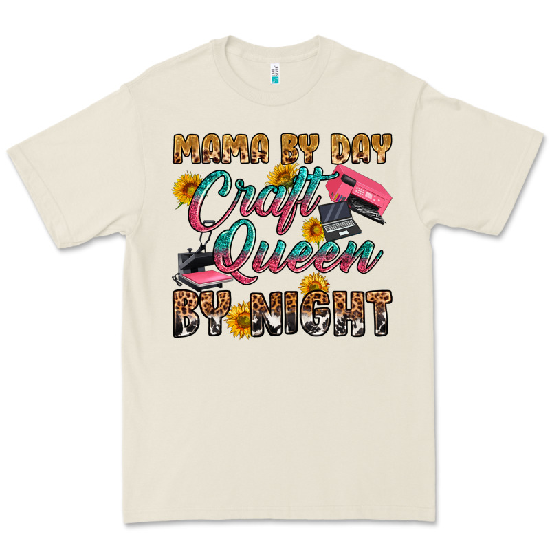 Mama By Day Craft Queen By Night Premium Tee by RanaPortraitStore | Teevron