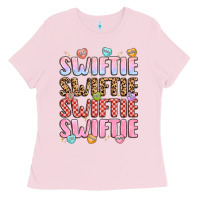Bubblegum Pink swiftie Ladies Tee - LillyAllenDesigns