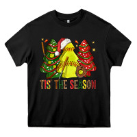 Black tis' the season softball christmas cakes bbs Heavy Core Tee - BundleAndBundleShop
