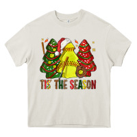 Cream tis' the season softball christmas cakes bbs Heavy Core Tee - BundleAndBundleShop