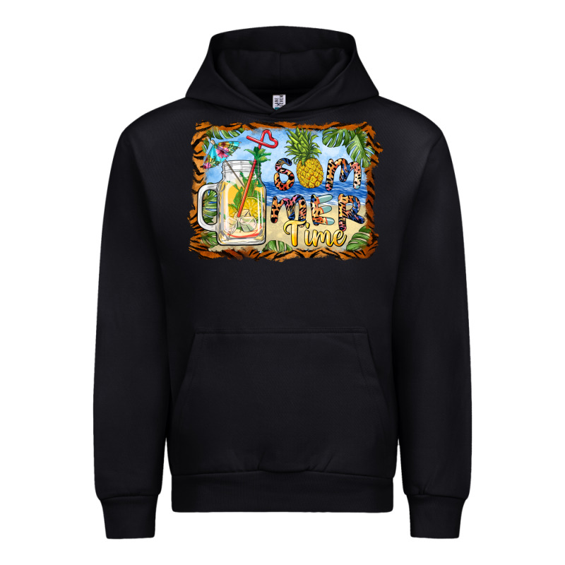 Summer Time Pineapple And  Beach Urban Hoodie by BarkalooDesign | Teevron