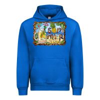 Cobalt summer time pineapple and  beach Urban Hoodie - BarkalooDesign