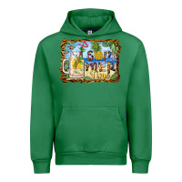 Emerald summer time pineapple and  beach Urban Hoodie - BarkalooDesign
