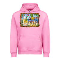 Fuchsia Pink summer time pineapple and  beach Urban Hoodie - BarkalooDesign