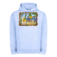 Pigment Grape Ice summer time pineapple and  beach Urban Hoodie - BarkalooDesign