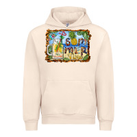 Sandshell summer time pineapple and  beach Urban Hoodie - BarkalooDesign
