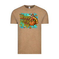 Vintage Coffee Happy Turkey Day Vintage Tee - texasbilliewilder
