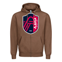 Chestnut st. louis city sc Zipper Hoodie - lanVoArt