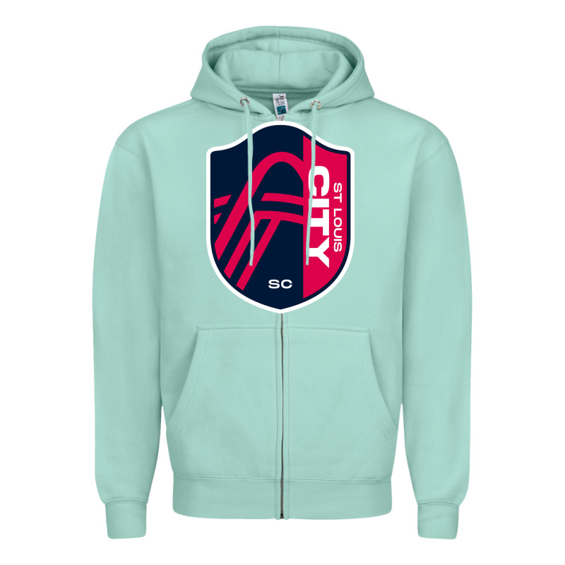 St. Louis City Sc Zipper Hoodie by lanVoArt | Teevron