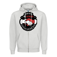 Dove Grey awesome down with my demons  for gift adult and kids men women  2021 Zipper Hoodie - lanVoArt