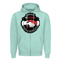 Seafoam awesome down with my demons  for gift adult and kids men women  2021 Zipper Hoodie - lanVoArt