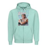 Seafoam patrick swayze 90s styled retro graphic design gift Zipper Hoodie - lanVoArt