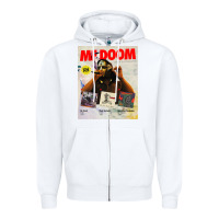 White dooms~mf album discography Zipper Hoodie - lanVoArt