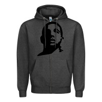 Charcoal Heather d.r.a.k.e Zipper Hoodie - lanVoArt