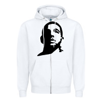 White d.r.a.k.e Zipper Hoodie - lanVoArt