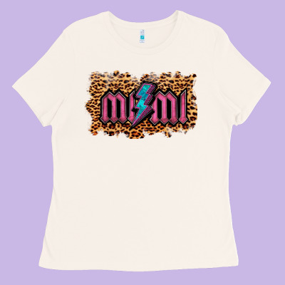 Leopard Mimi Lightning Ladies Tee Designed By Ranaportraitstore
