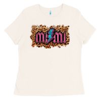 Bone Leopard Mimi Lightning Ladies Tee - RanaPortraitStore