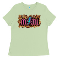 Matcha Leopard Mimi Lightning Ladies Tee - RanaPortraitStore