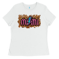 White Leopard Mimi Lightning Ladies Tee - RanaPortraitStore
