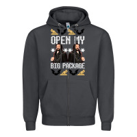 Smoke what we do in the shadows christmas sweater design—open my big packa Zipper Hoodie - lanVoArt