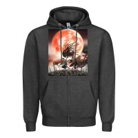 Charcoal Heather bloodborne 99 Zipper Hoodie - lanVoArt