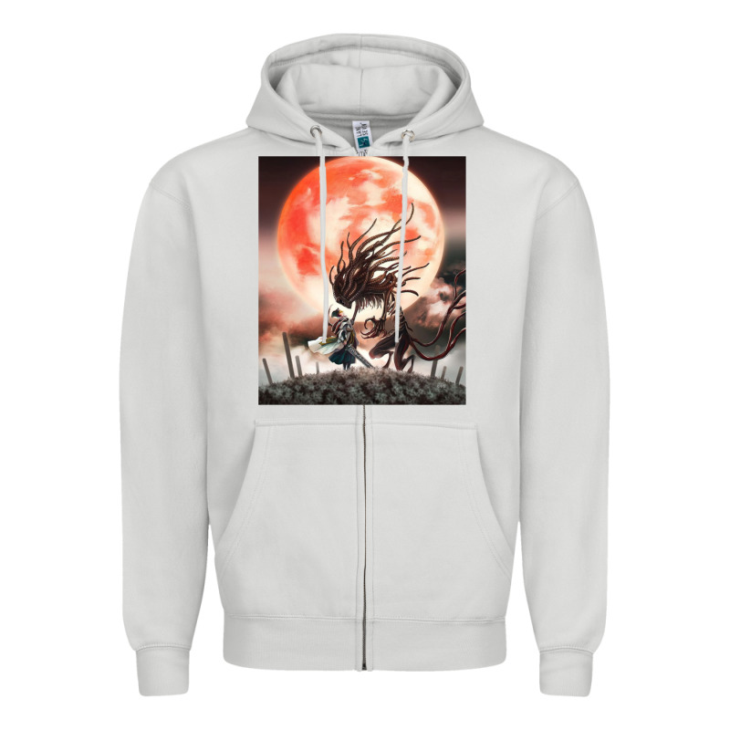 Bloodborne 99 Zipper Hoodie by lanVoArt | Teevron