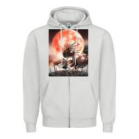 Dove Grey bloodborne 99 Zipper Hoodie - lanVoArt