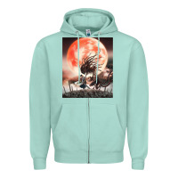 Seafoam bloodborne 99 Zipper Hoodie - lanVoArt
