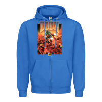 True Royal doom 1993 poster pc fps Zipper Hoodie - lanVoArt