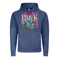 Vintage Denim The pink is for my sister Cancer Awareness Vintage Hoodie - HowdyJamesFarm