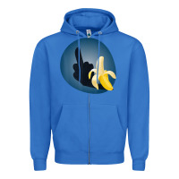 True Royal Dirty Joke Halloween Costume Joke Middle Finger Banana Zipper Hoodie - lanVoArt