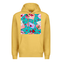Antique Gold valentines day love letter and envelope Premium Hoodie - BundleAndBundleShop