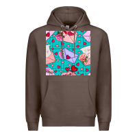 Coffee valentines day love letter and envelope Premium Hoodie - BundleAndBundleShop
