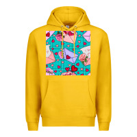 Lemon valentines day love letter and envelope Premium Hoodie - BundleAndBundleShop
