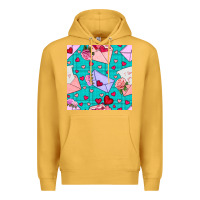 Mustard valentines day love letter and envelope Premium Hoodie - BundleAndBundleShop