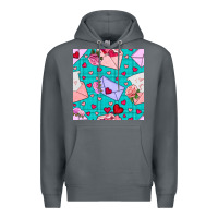 Rock valentines day love letter and envelope Premium Hoodie - BundleAndBundleShop