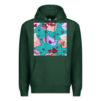 Sports Green valentines day love letter and envelope Premium Hoodie - BundleAndBundleShop