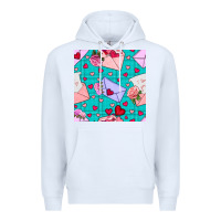 White valentines day love letter and envelope Premium Hoodie - BundleAndBundleShop