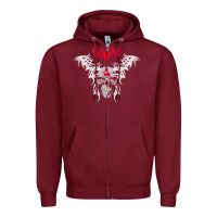 Burgundy hollywood hogan tribal 98 t'shirt hollywood hogan tribal '98 Zipper Hoodie - lanVoArt