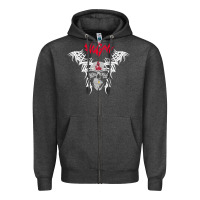 Charcoal Heather hollywood hogan tribal 98 t'shirt hollywood hogan tribal '98 Zipper Hoodie - lanVoArt