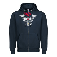 Navy hollywood hogan tribal 98 t'shirt hollywood hogan tribal '98 Zipper Hoodie - lanVoArt