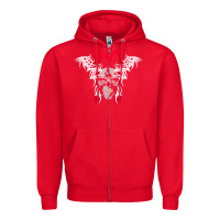 Red hollywood hogan tribal 98 t'shirt hollywood hogan tribal '98 Zipper Hoodie - lanVoArt