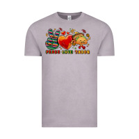 Vintage Zinc Peace love tacos Vintage Tee - NancyCooperArtShop