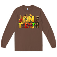 Chestnut juneteen black girl Long Sleeve Tee - CowGirlArtShop