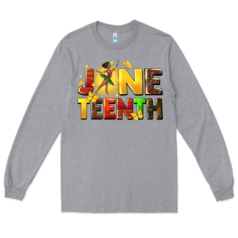 Juneteen Black Girl Long Sleeve Tee by CowGirlArtShop | Teevron
